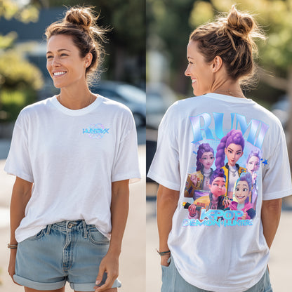 K-POP Demon Hunters – RUMI Graphic Tee – Demon Hunters Retro Anime Style Tee