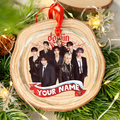 Personalized Stray Kids DominATE Ornament, Stray Kids Ornament For Fans Kpop