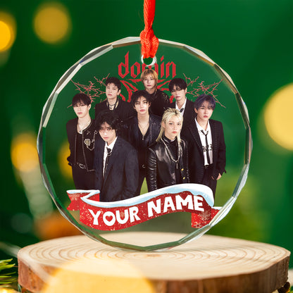 Personalized Stray Kids DominATE Ornament, Stray Kids Ornament For Fans Kpop