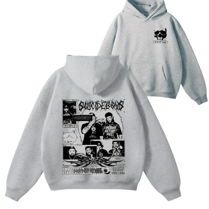 Suicideboys Unisex Heavy Cotton Tee Menswear Womenswear Casual Fashion, Crew Neck Cotton T-shirt & Sweatshirt, Hoodie 2 Side