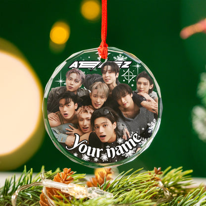 Personalized ATEEZ Ornament, KPOP Christmas Ornament, Custom Ateez Gift For ATINY