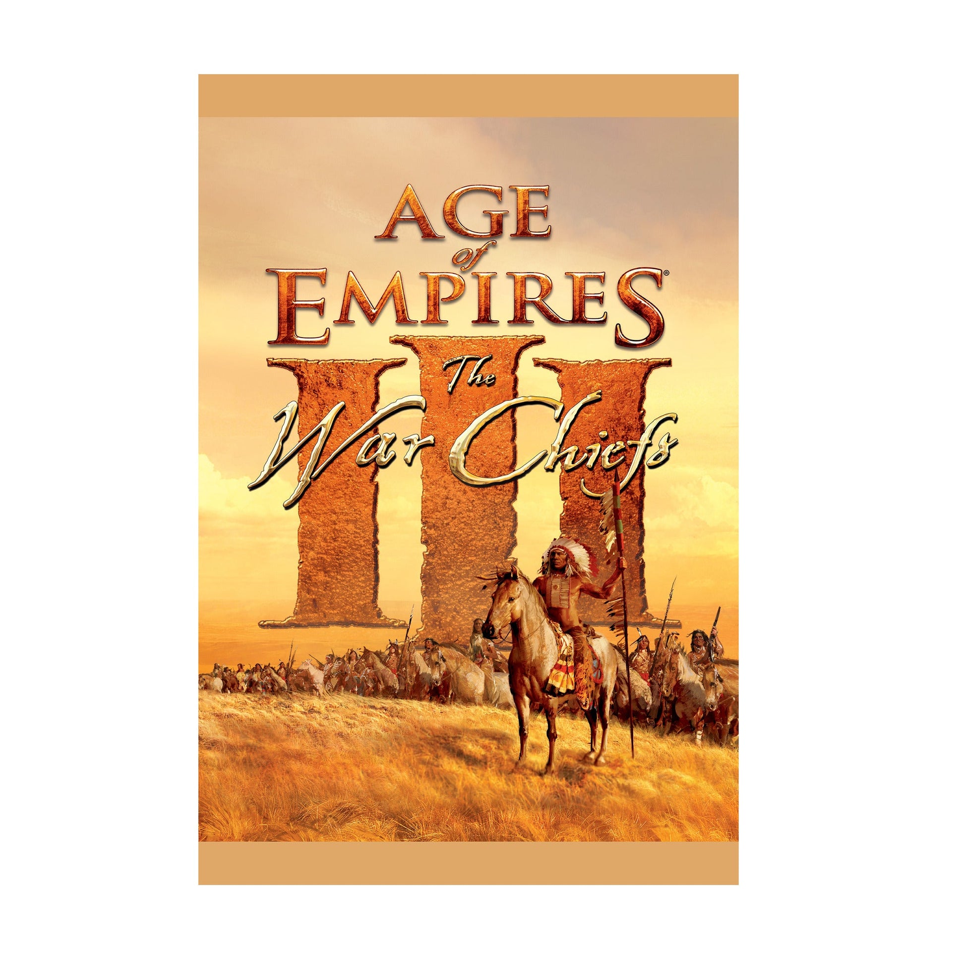 Age of Empires III The WarChiefs cover art print