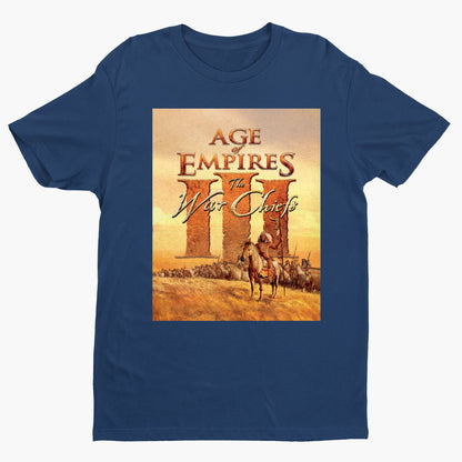 Age of Empires III The WarChiefs tee — navy unisex t-shirt, front view