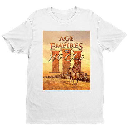 Age of Empires III The WarChiefs tee — white unisex t-shirt, front view
