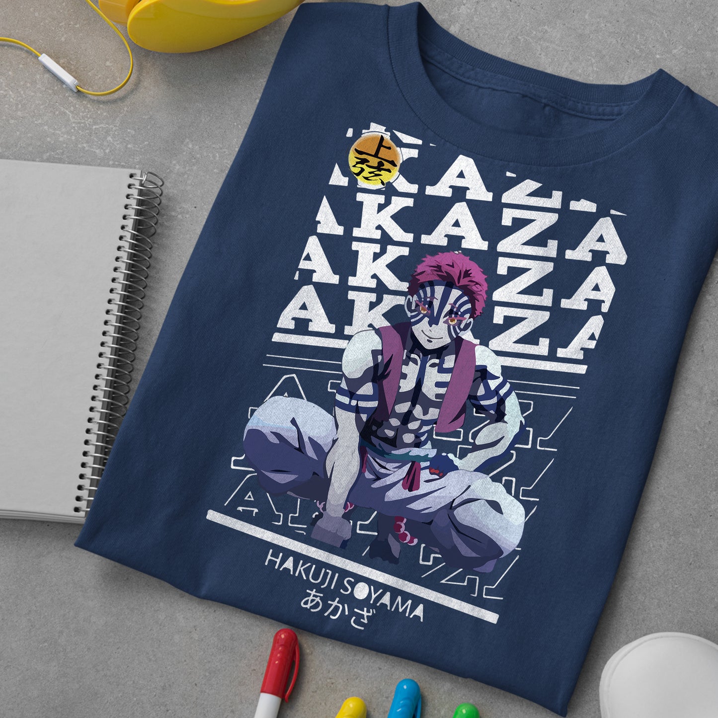 Akaza Upper Moon Three | Demon Slayer: Kimetsu no Yaiba Premium Unisex T-Shirt