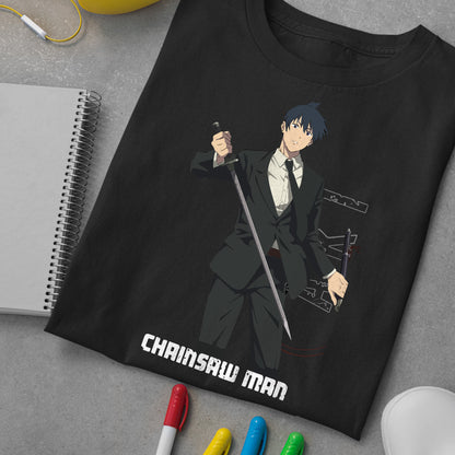 Aki ChainsawMan Shirt, Aki Hand Sign Shirt, Chainsaw Devil Shirt, Power Shirt, Manga Shirt, Streetwear Shirt, Aki Hayakawa Kon Shirt, Chain Saw Man Shirt