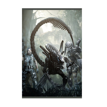 Aliens vs. Predator 2010 alien promo art print