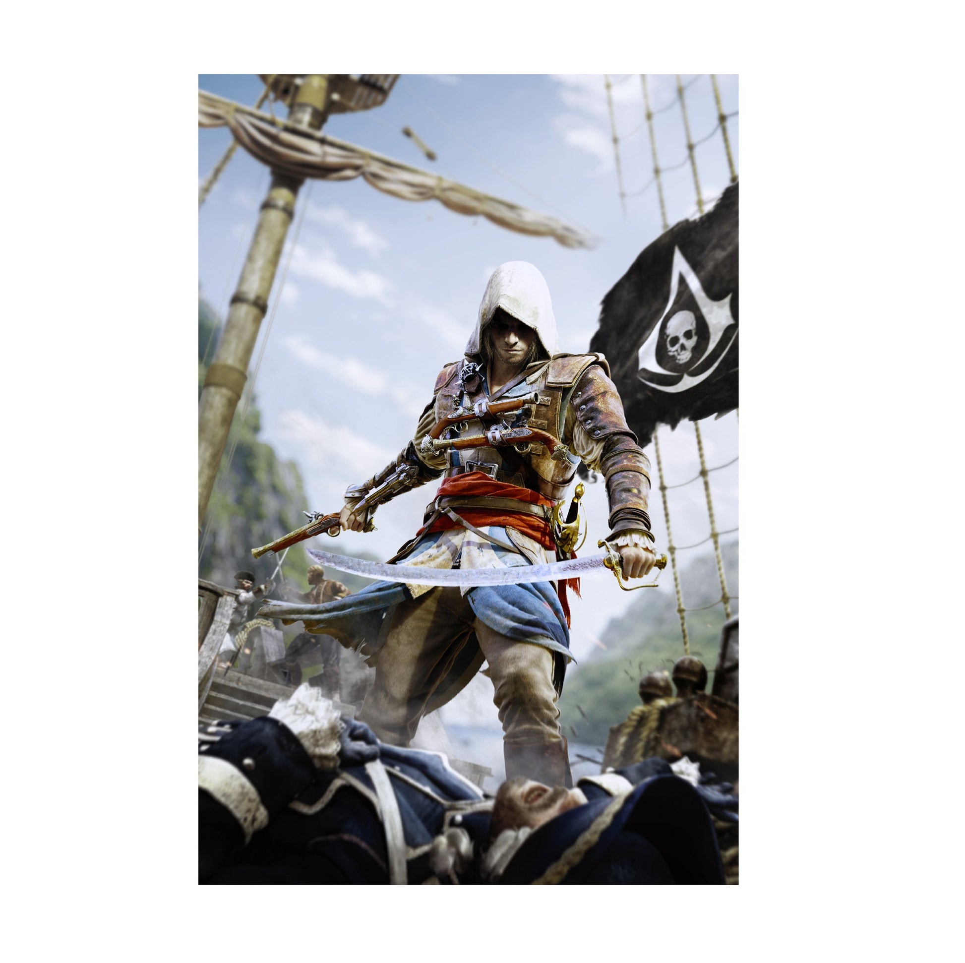 Assassin's Creed IV Black Flag box art print