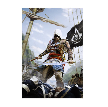 Assassin's Creed IV Black Flag box art print