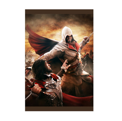 Assassin's Creed Brotherhood Ezio vs Cesare Borgia art print