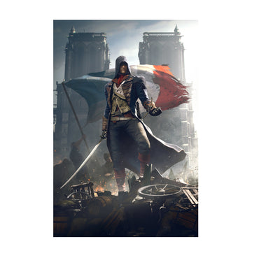 Assassin's Creed Unity key artwork print