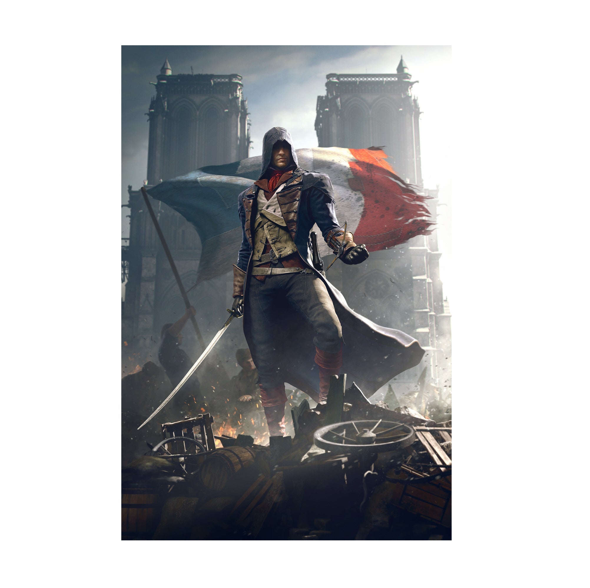 Assassin's Creed Unity key artwork print
