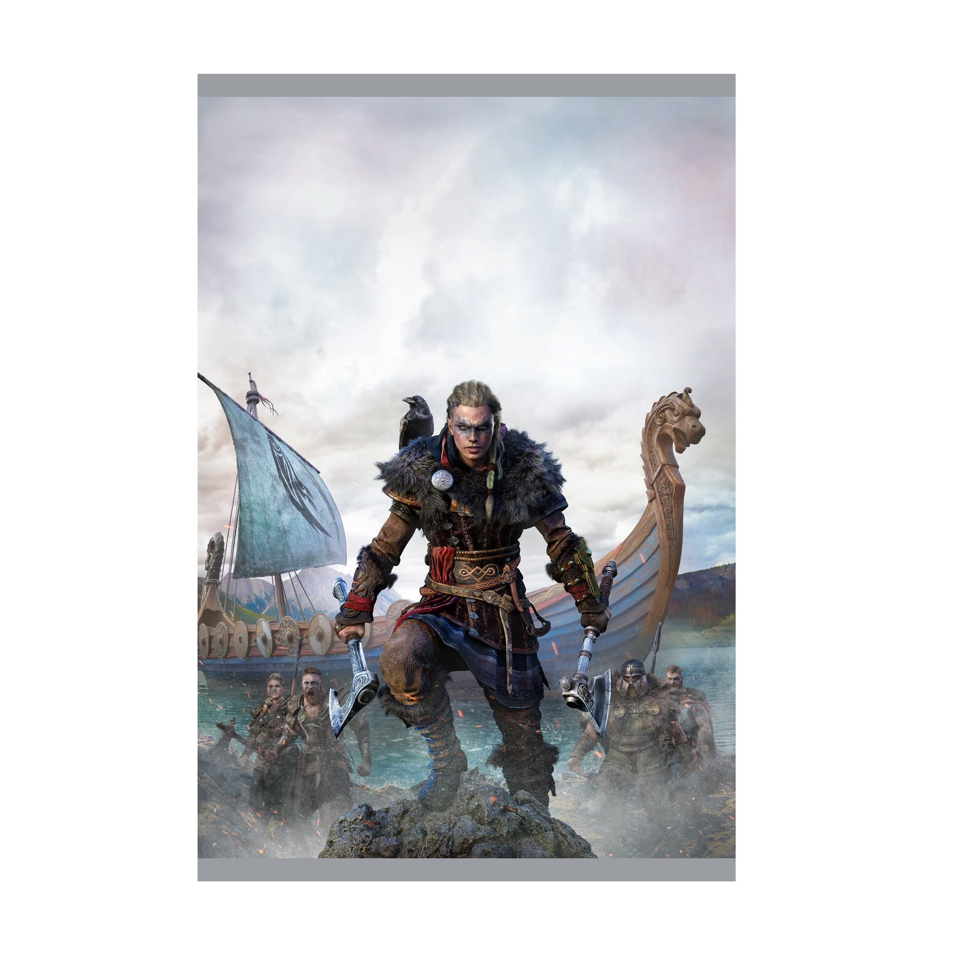 Assassin's Creed Valhalla female Eivor cover art print