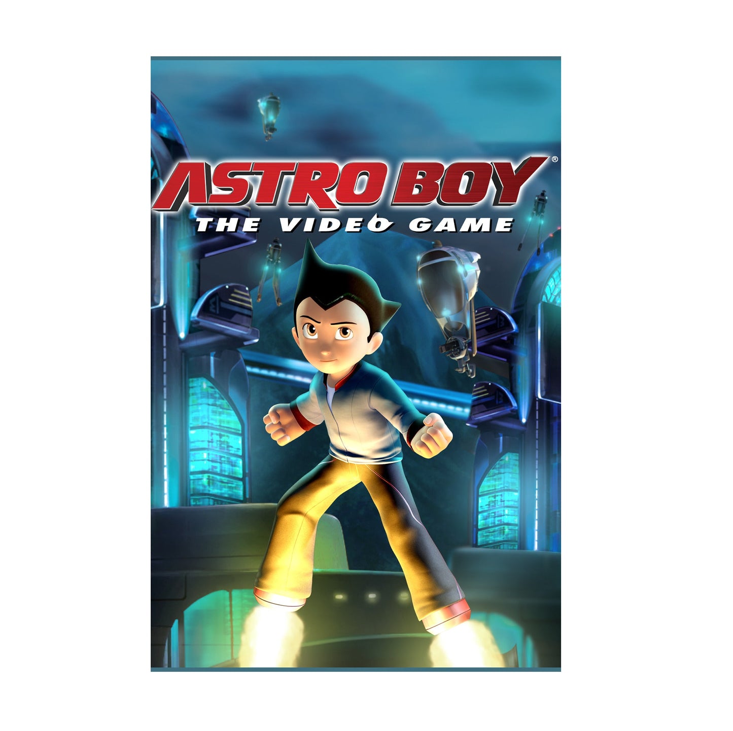 Astro Boy The Video Game key art with logo print