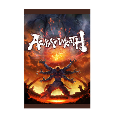 Asura's Wrath E3 artwork with logo print