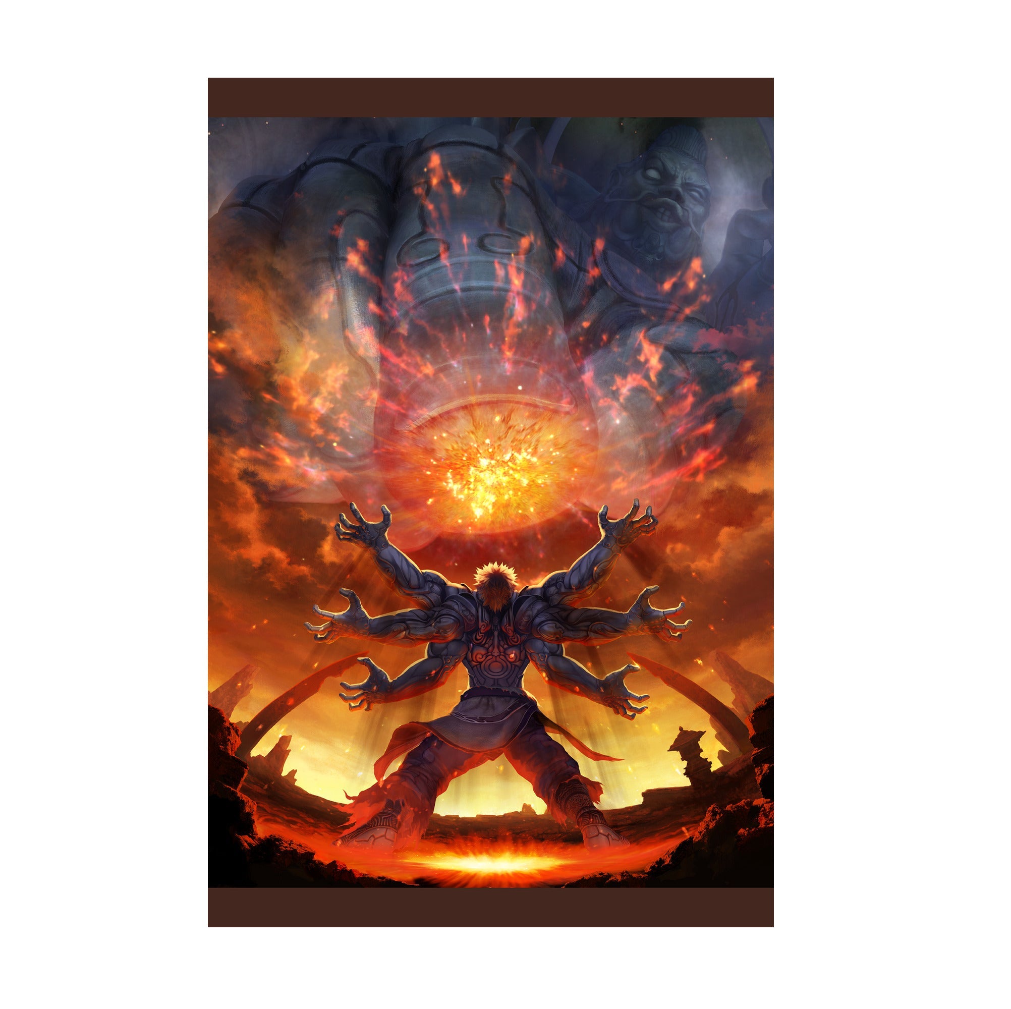 Asura's Wrath E3 artwork print