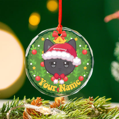 Ateez Ornaments, Custom Name Ornament For Atiny, Kpop Decor