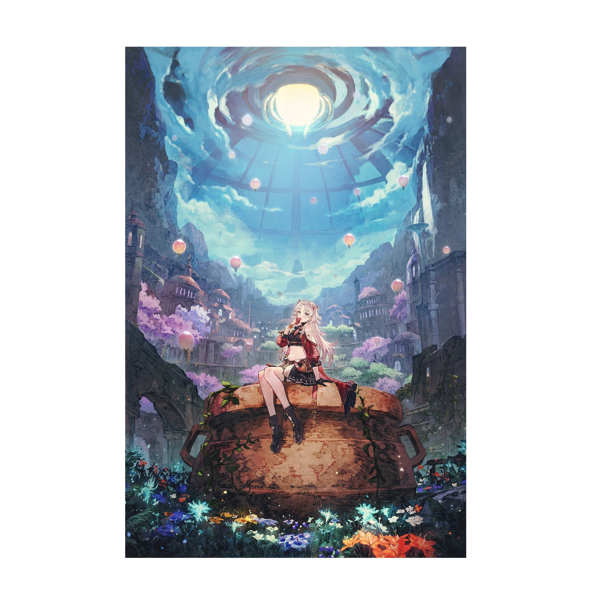 Atelier Karia The Night Kingdom and the Guide of Memories Official Key Art print