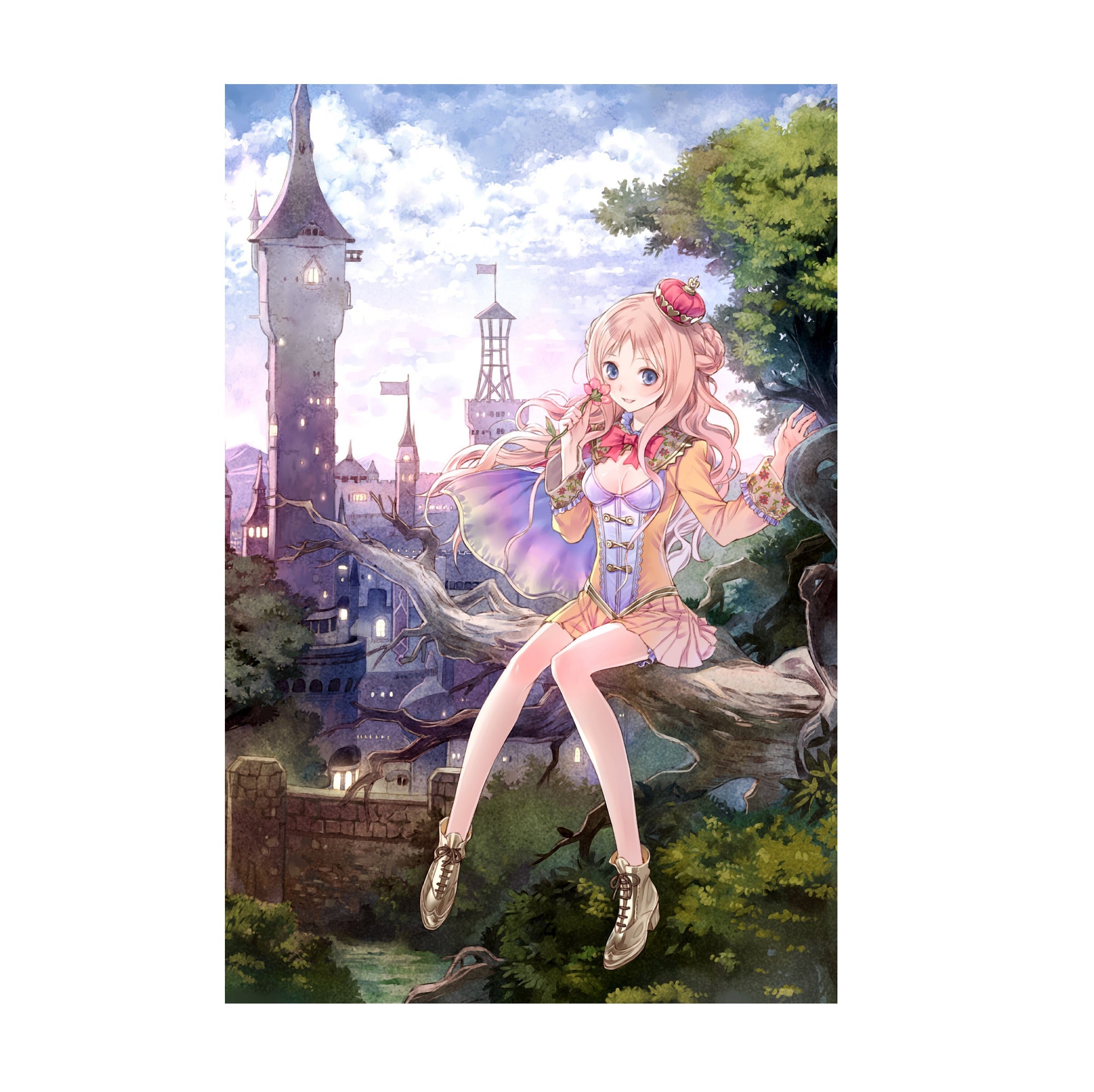 Atelier Meruru The Apprentice of Arland Cover Art by Mel Kishida print
