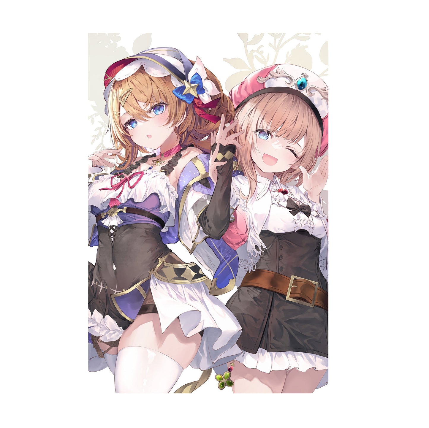 Atelier Resleriana Resna and Rorona by fal_maro print