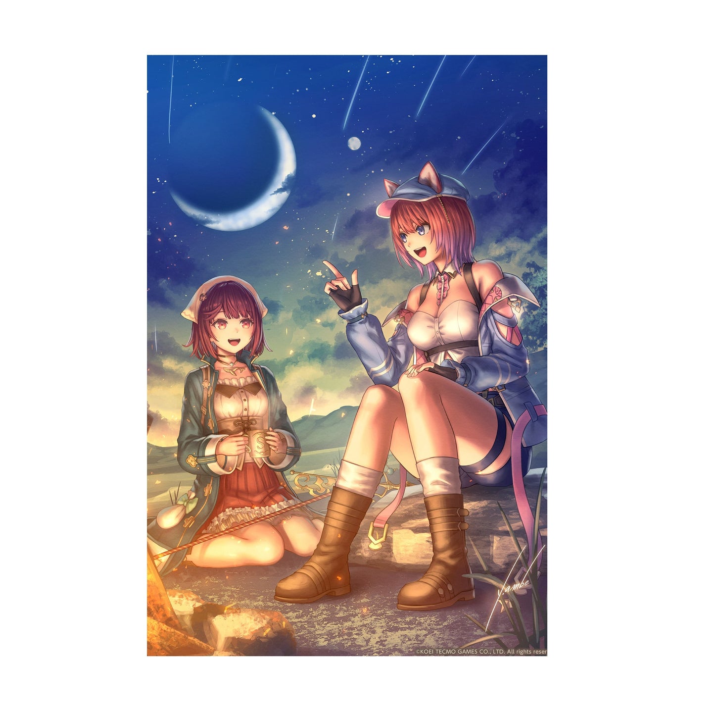 Atelier Resleriana The Red Alchemist and the White Guardian Illustration 7 print