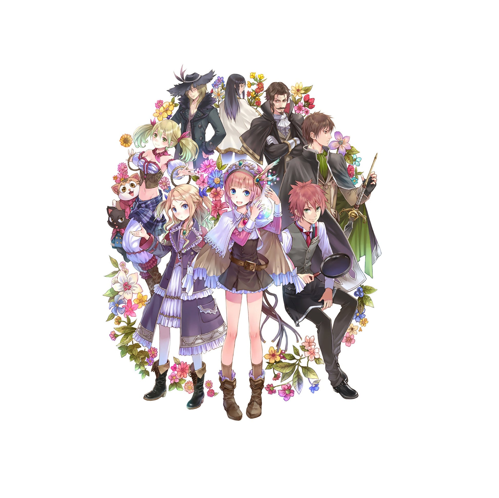Atelier Rorona Plus The Alchemist of Arland Key Art by Mel Kishida print