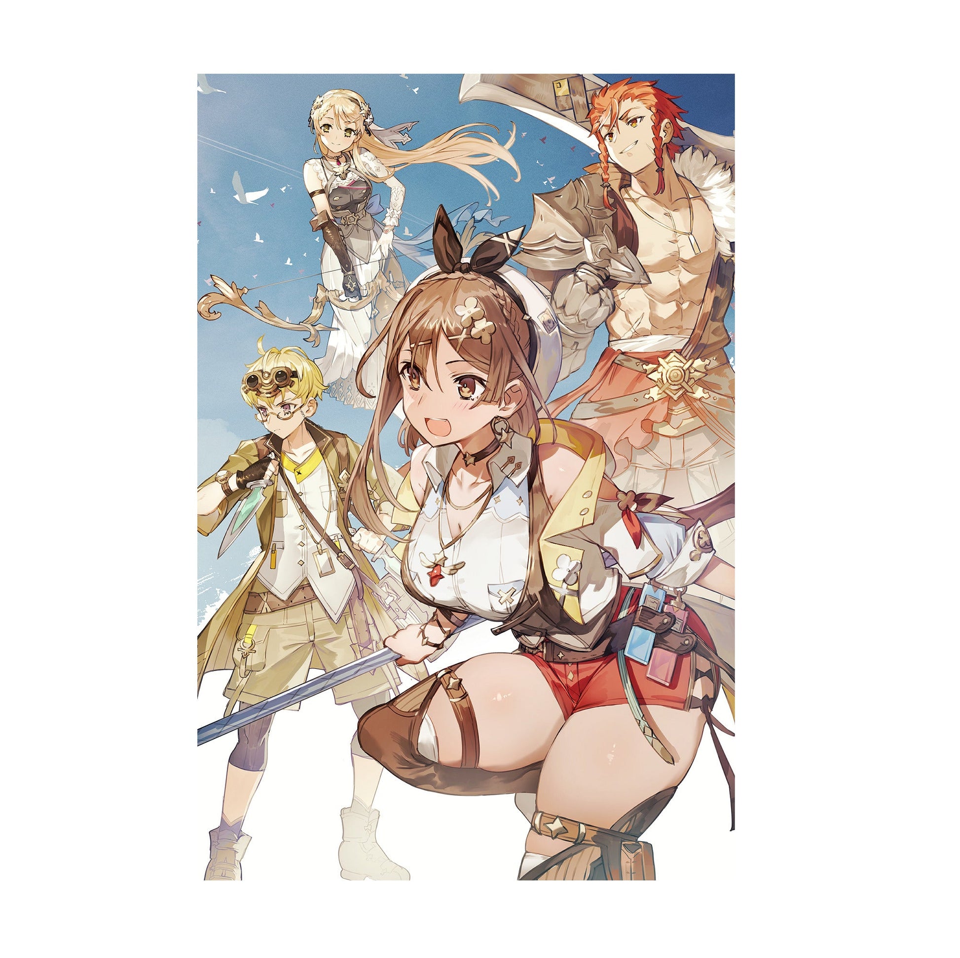 Atelier Ryza 3 Alchemist of the End and the Secret Key Main Visual 2 by Toridamono print