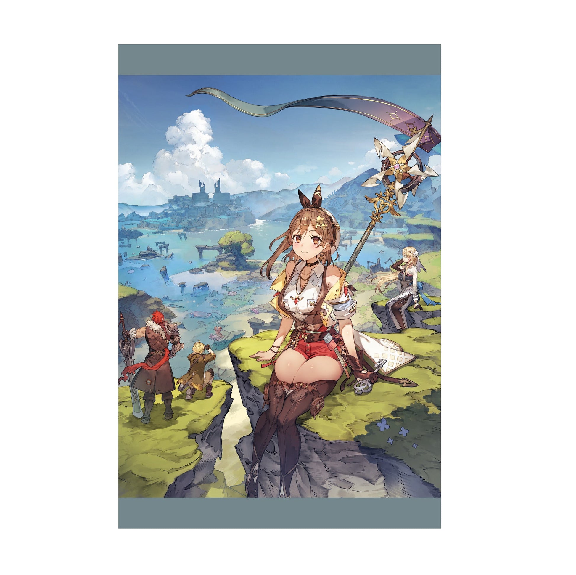Atelier Ryza 3 Alchemist of the End and the Secret Key Main Visual by Toridamono print