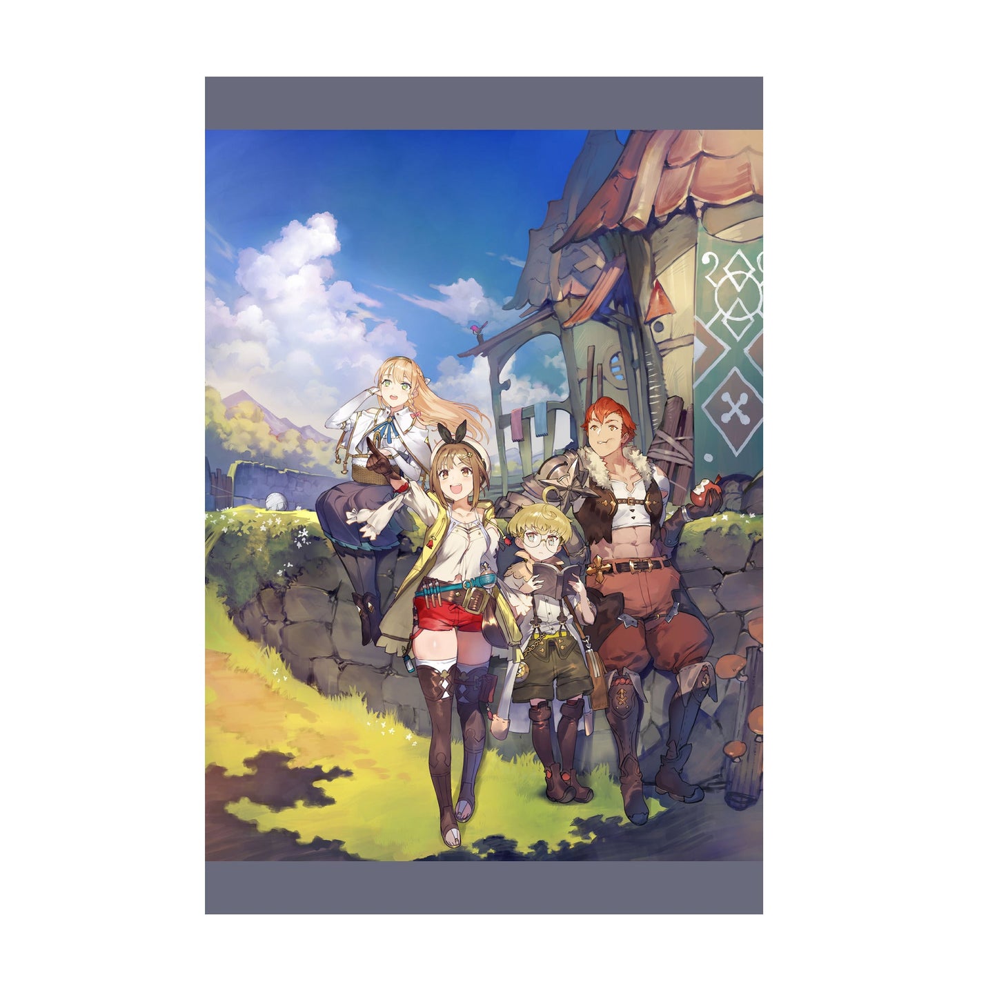 Atelier Ryza Ever Darkness and the Secret Hideout Official Key Art print