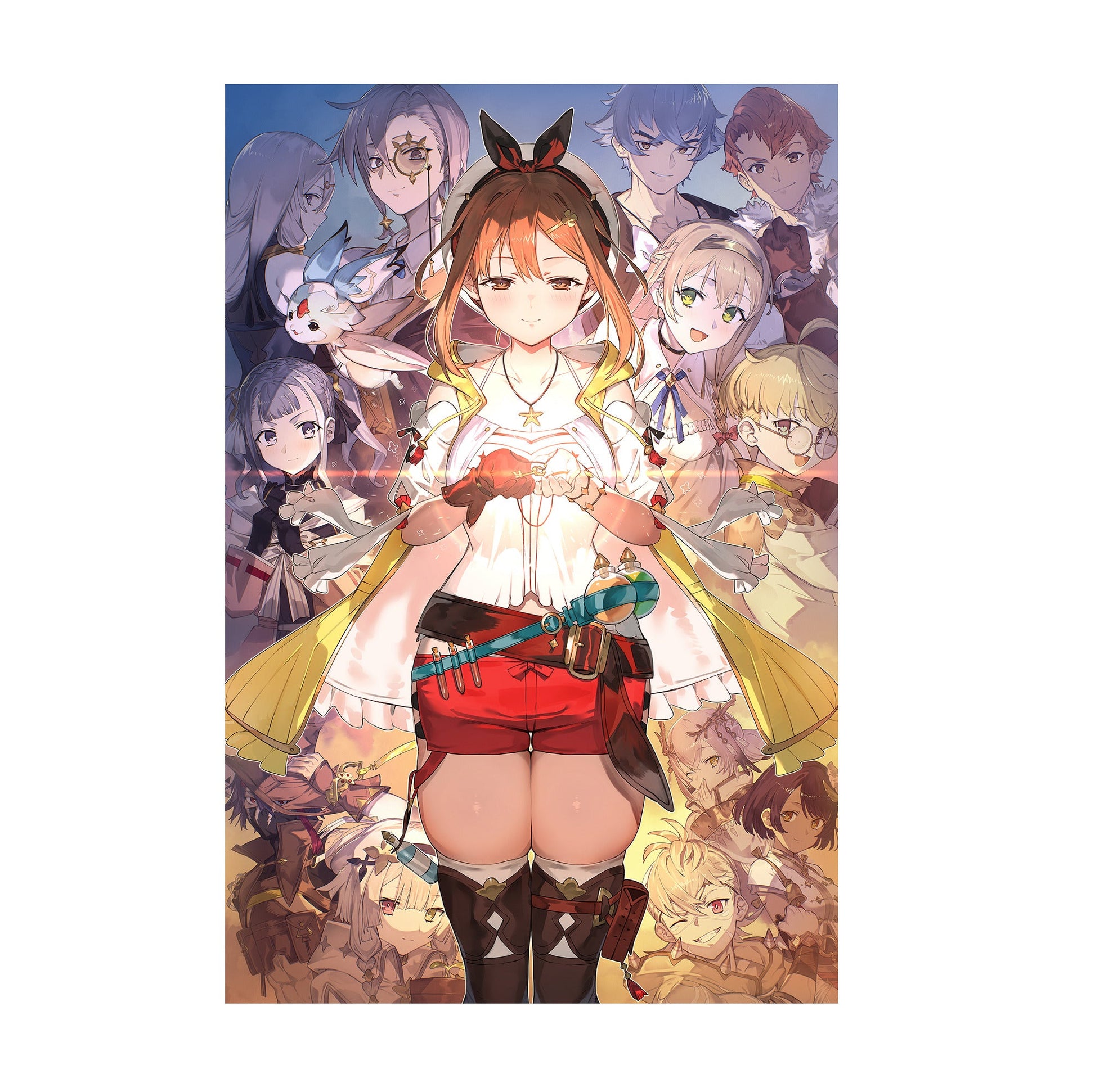 Atelier Ryza Secret Trilogy Deluxe Pack Official Key Art print