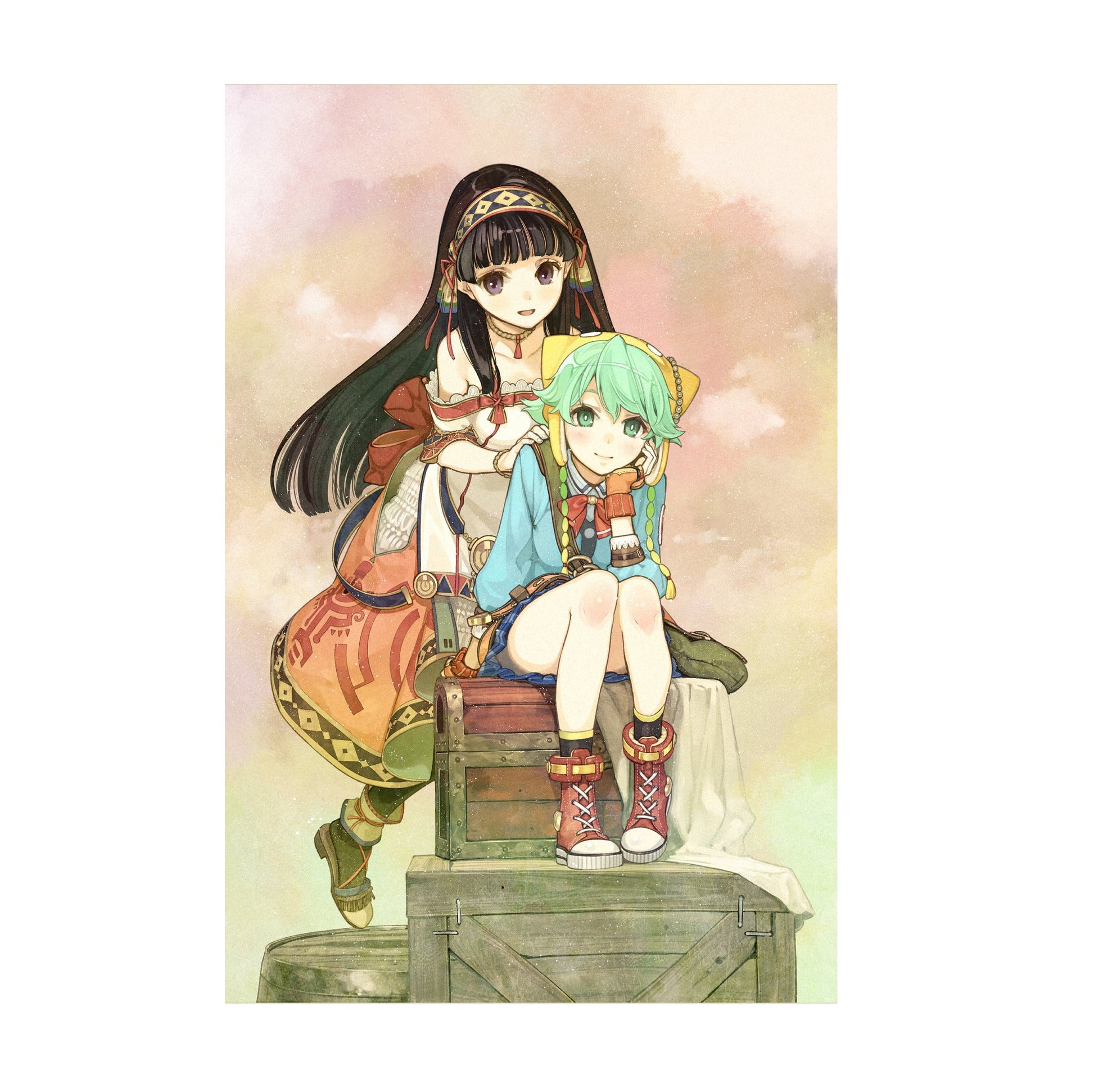 Atelier Shallie Alchemists of the Dusk Sea DX Main Visual by Hidari print