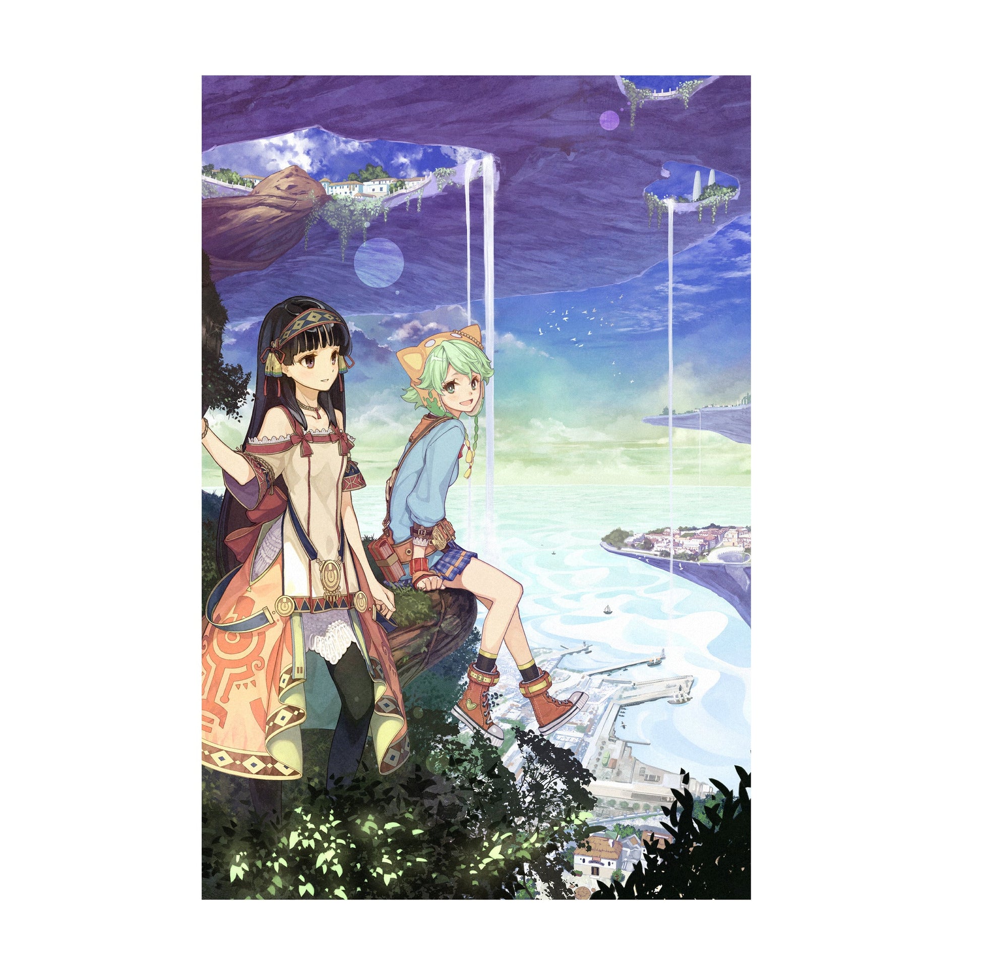 Atelier Shallie Alchemists of the Dusk Sea Main Visual by Hidari print