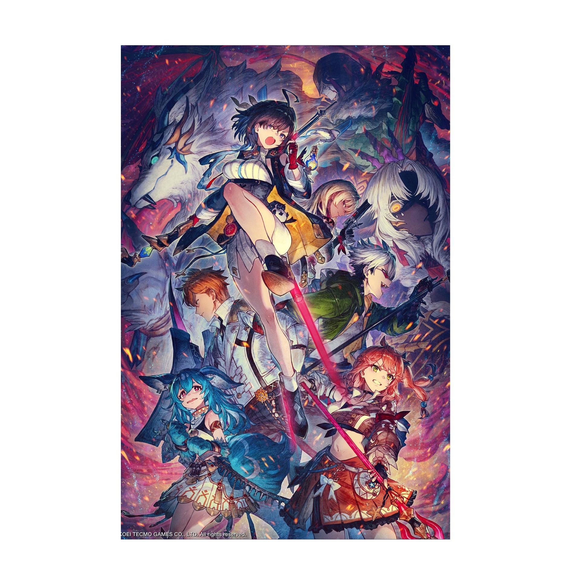Atelier Yumia The Alchemist of Memories and the Envisioned Land Key Art 02 print