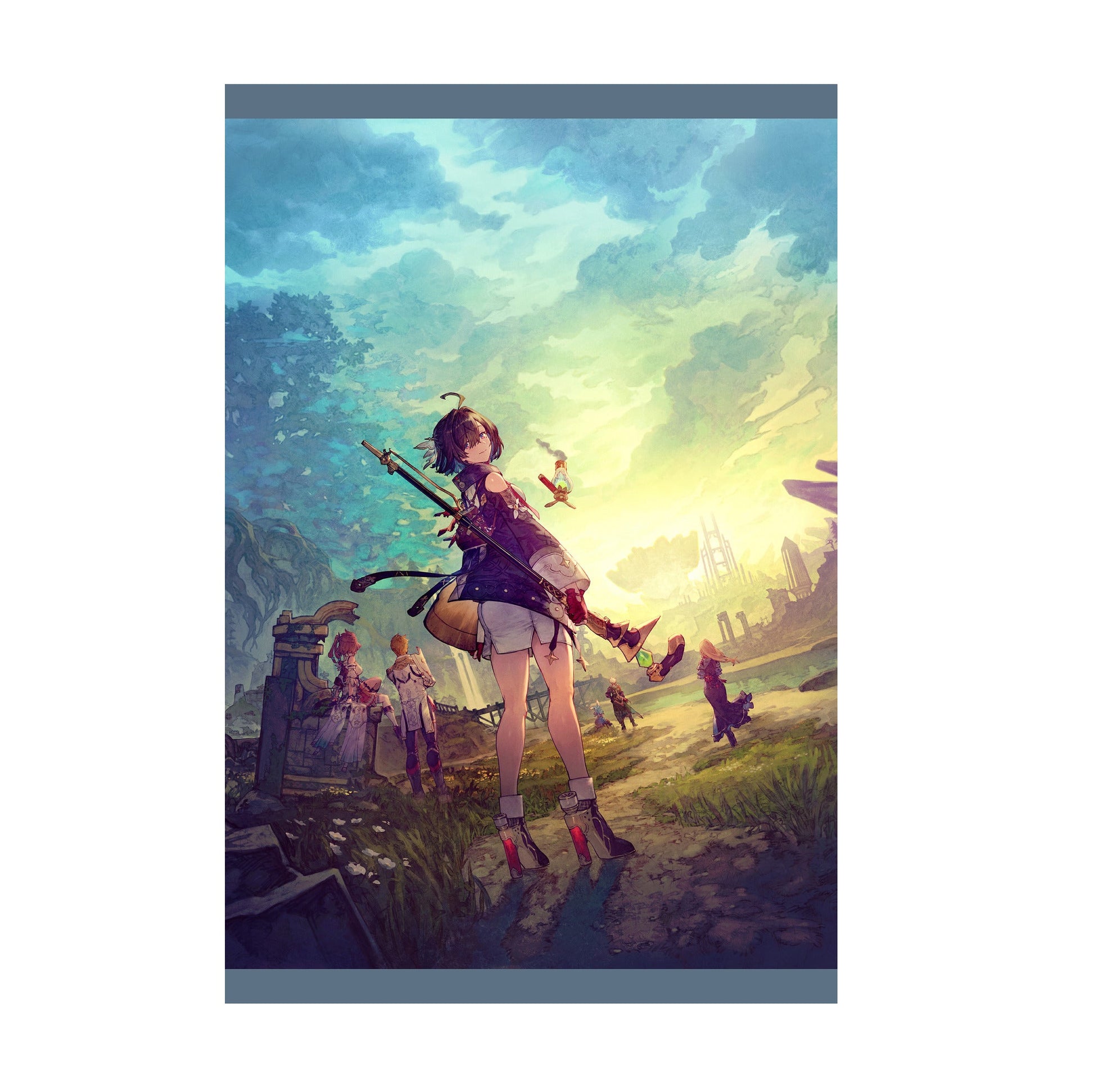 Atelier Yumia The Alchemist of Memories and the Envisioned Land Official Key Art print