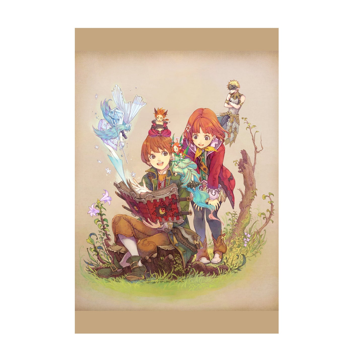 Avalon Code Yumil and Tia Illustration by Haccan print