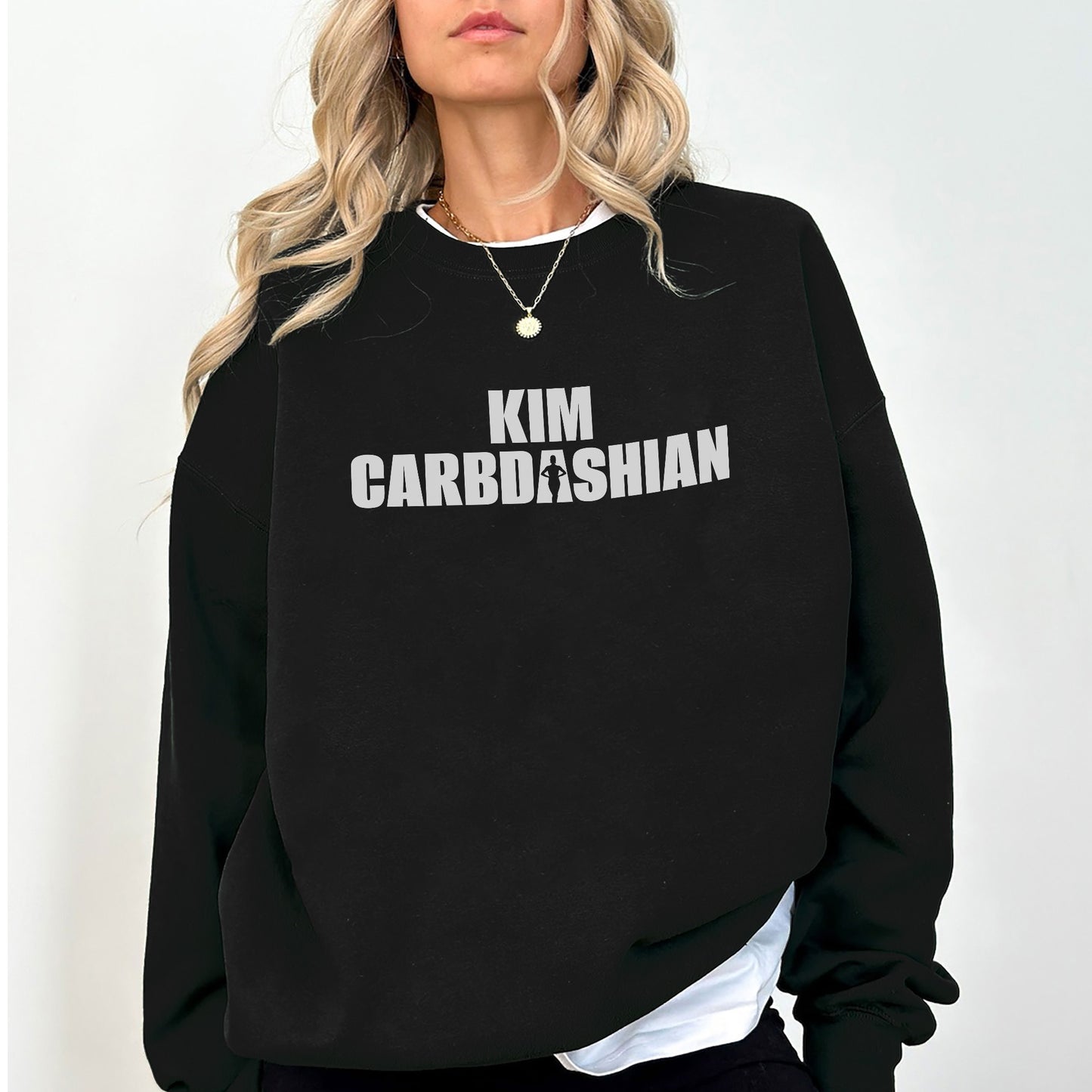 Kim Carbdashian Sweatshirt – Funny Low-Carb Parody Crewneck