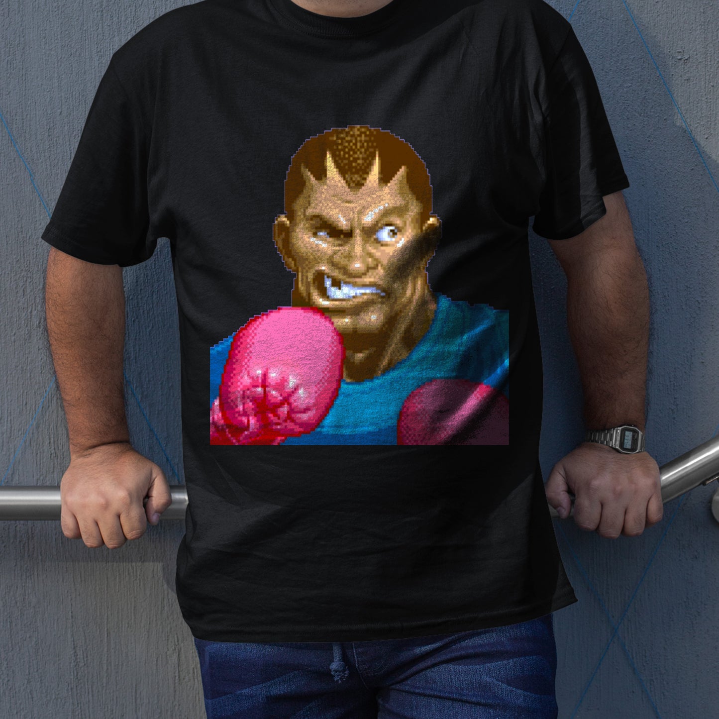 Balrog Boxer Portrait Super Street Fighter 2 Turbo Unisex T-shirt, Gamer Shirt, Gaming Gift