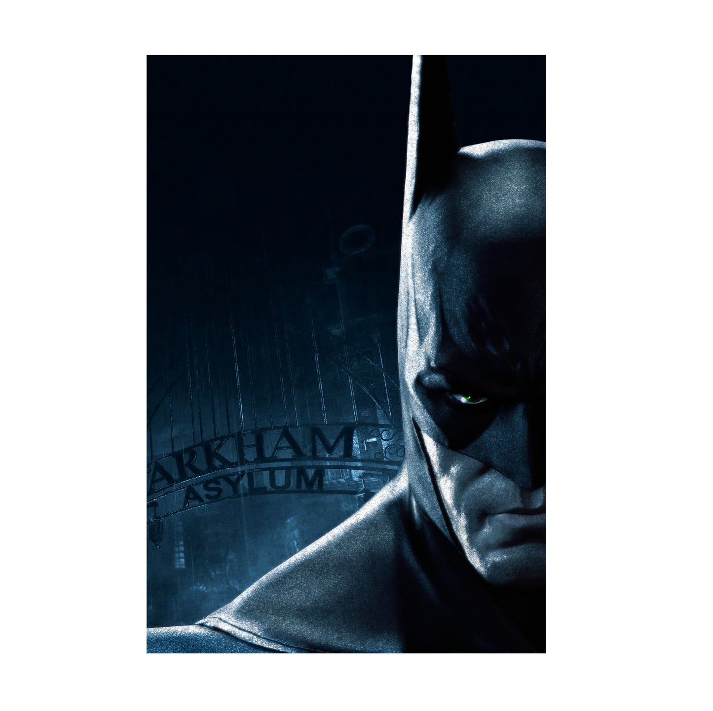 Batman Arkham Asylum Batman promo art poster print
