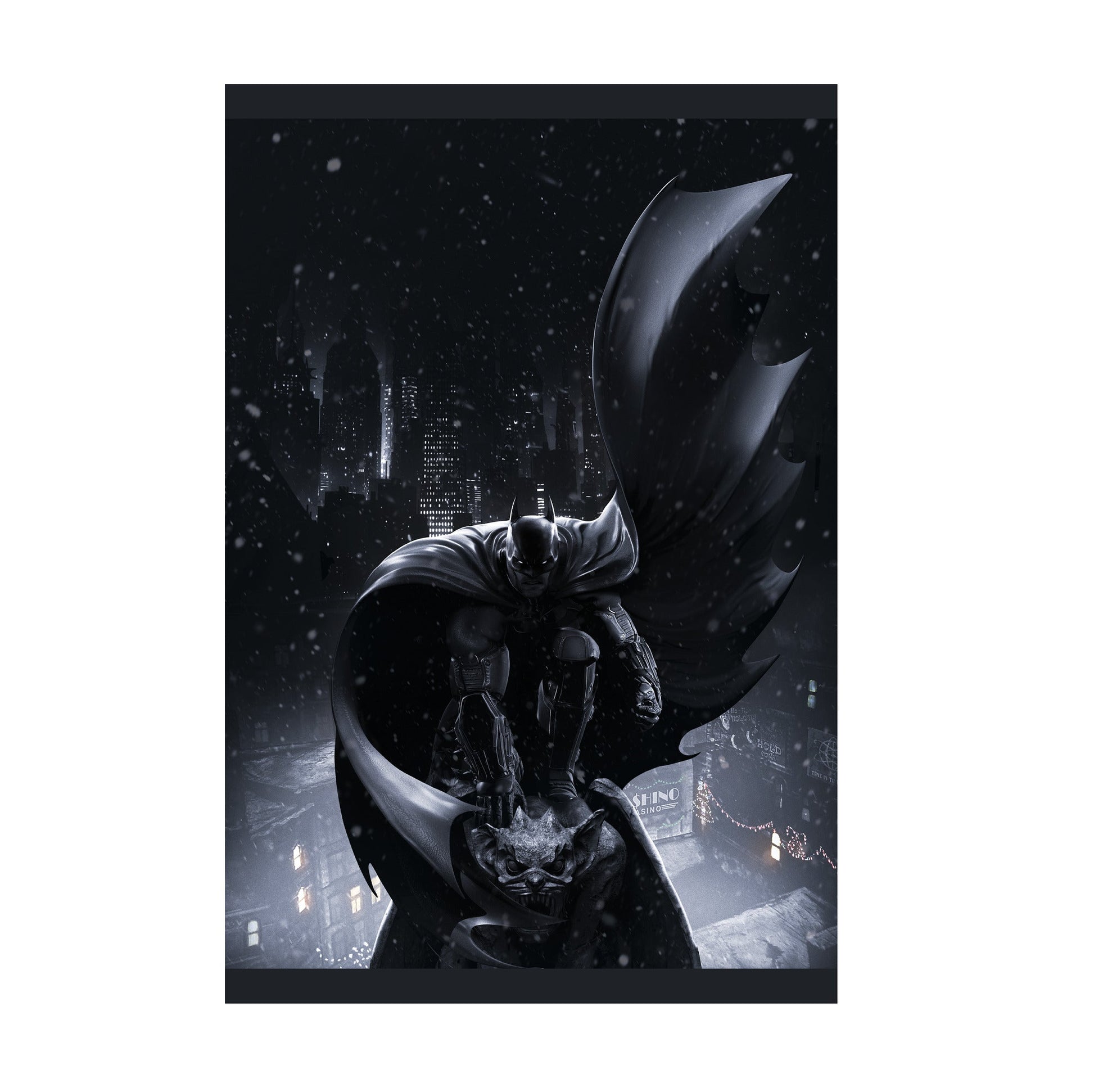 Batman Arkham Origins Batman key art poster print