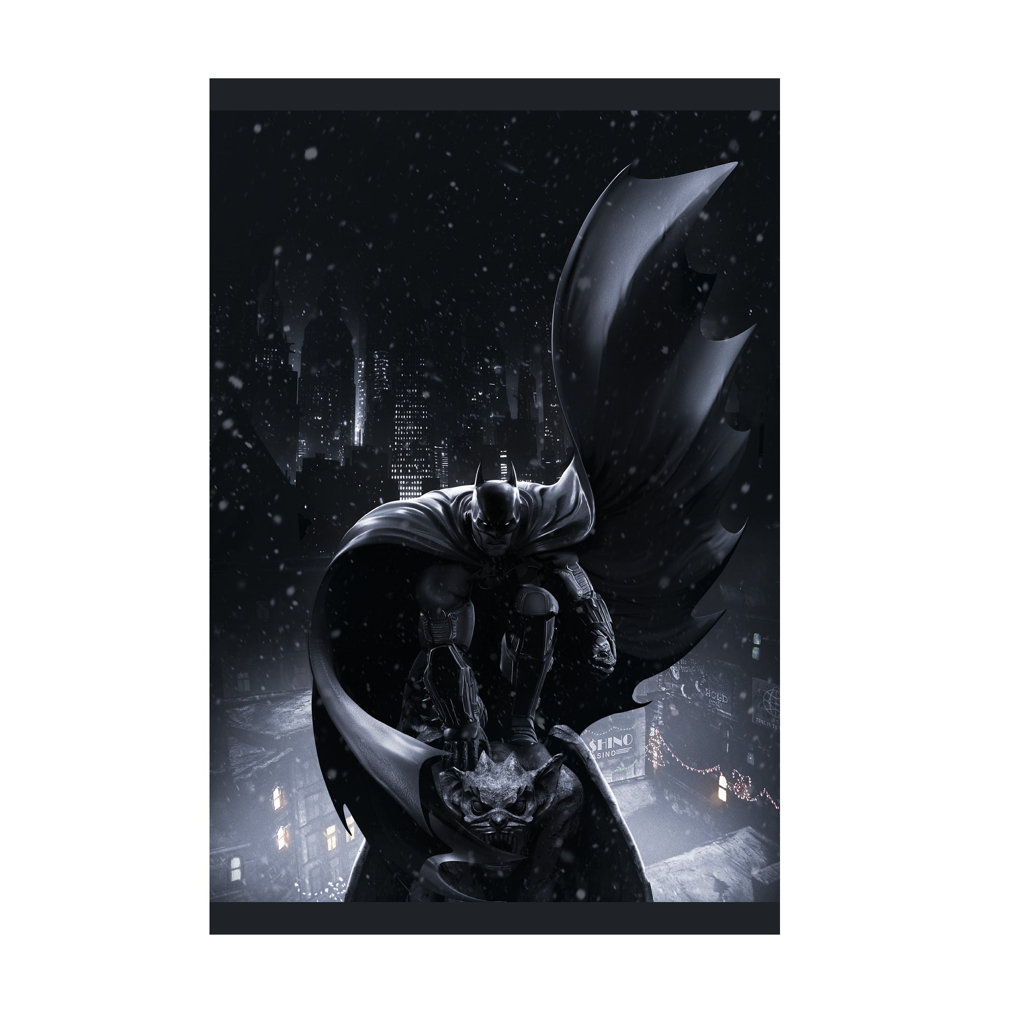 Batman Arkham Origins Batman key art poster print