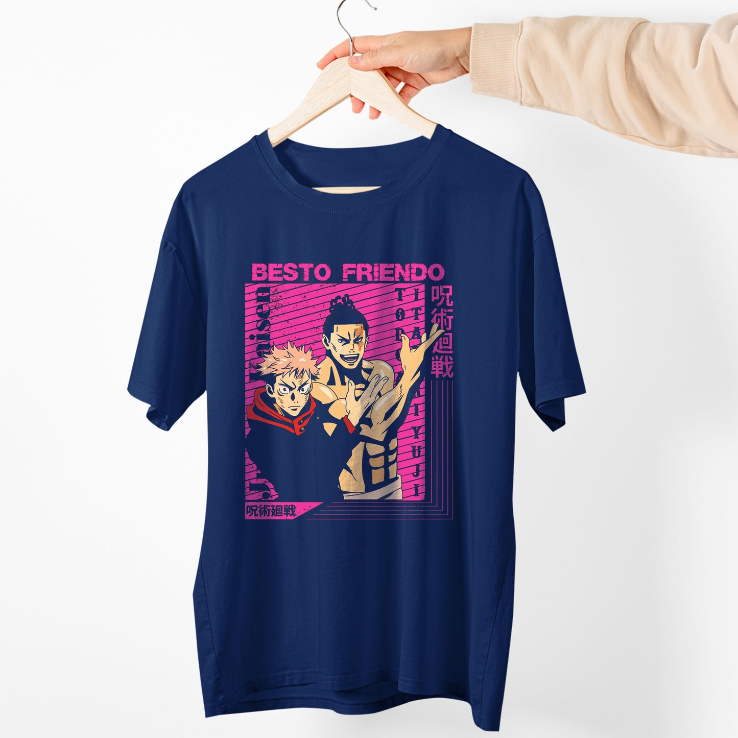 Besto Friendo Itadori Todo JJK Shirt, Besto Friendo Shirt, Black Flash Shirt, JJK Shirt, Jujutsu Kaisen Shirt, Funny Anime Tshirt, Toji Shirt, Itadori Shirt
