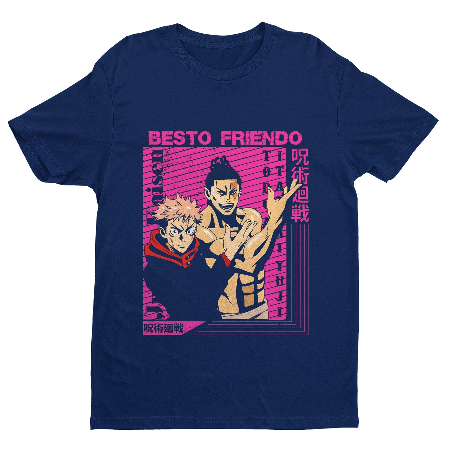Besto Friendo Itadori Todo JJK Shirt, Besto Friendo Shirt, Black Flash Shirt, JJK Shirt, Jujutsu Kaisen Shirt, Funny Anime Tshirt, Toji Shirt, Itadori Shirt