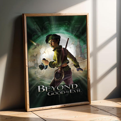 Beyond Good & Evil Jade poster in a modern interior
