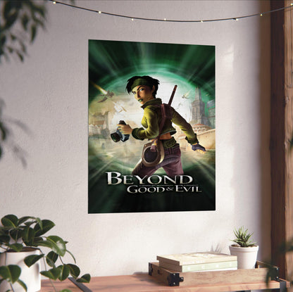 Beyond Good & Evil Jade poster close-up print detail