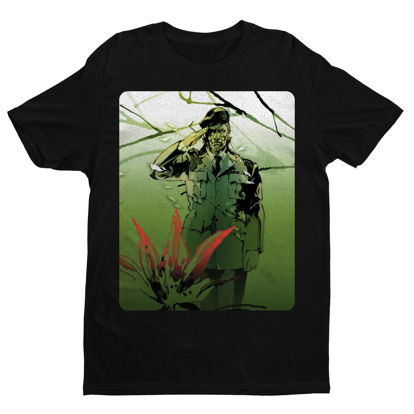 Big Boss Salute | Metal Gear Solid Snake Eater Unisex T-shirt, Gamer Shirt, Gaming Gift