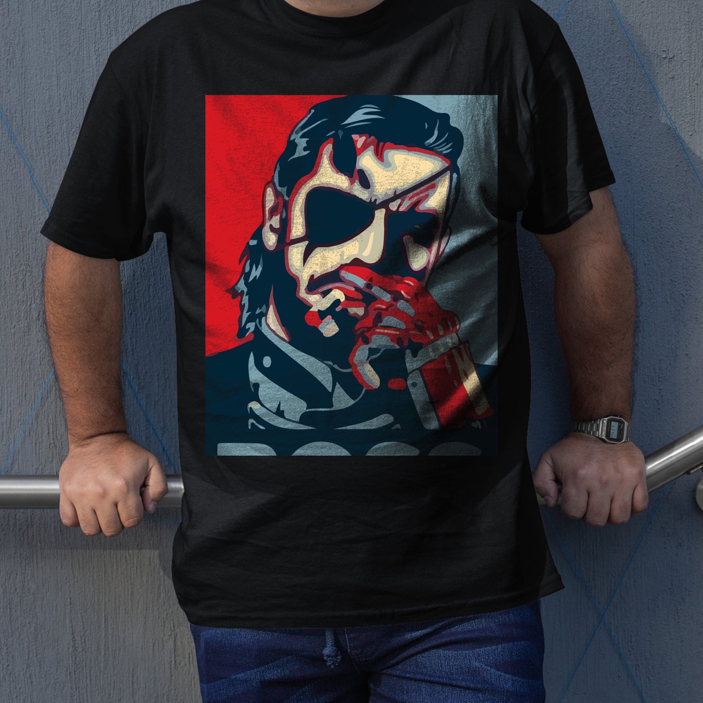 Big Boss Smoking | Metal Gear Solid V Phantom Pain Premium Unisex T-shirt