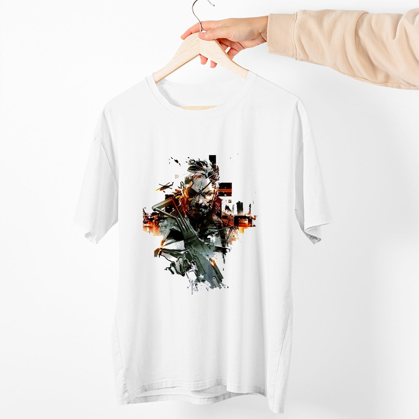Big Boss With Gun | Metal Gear Solid V Premium Unisex T-shirt