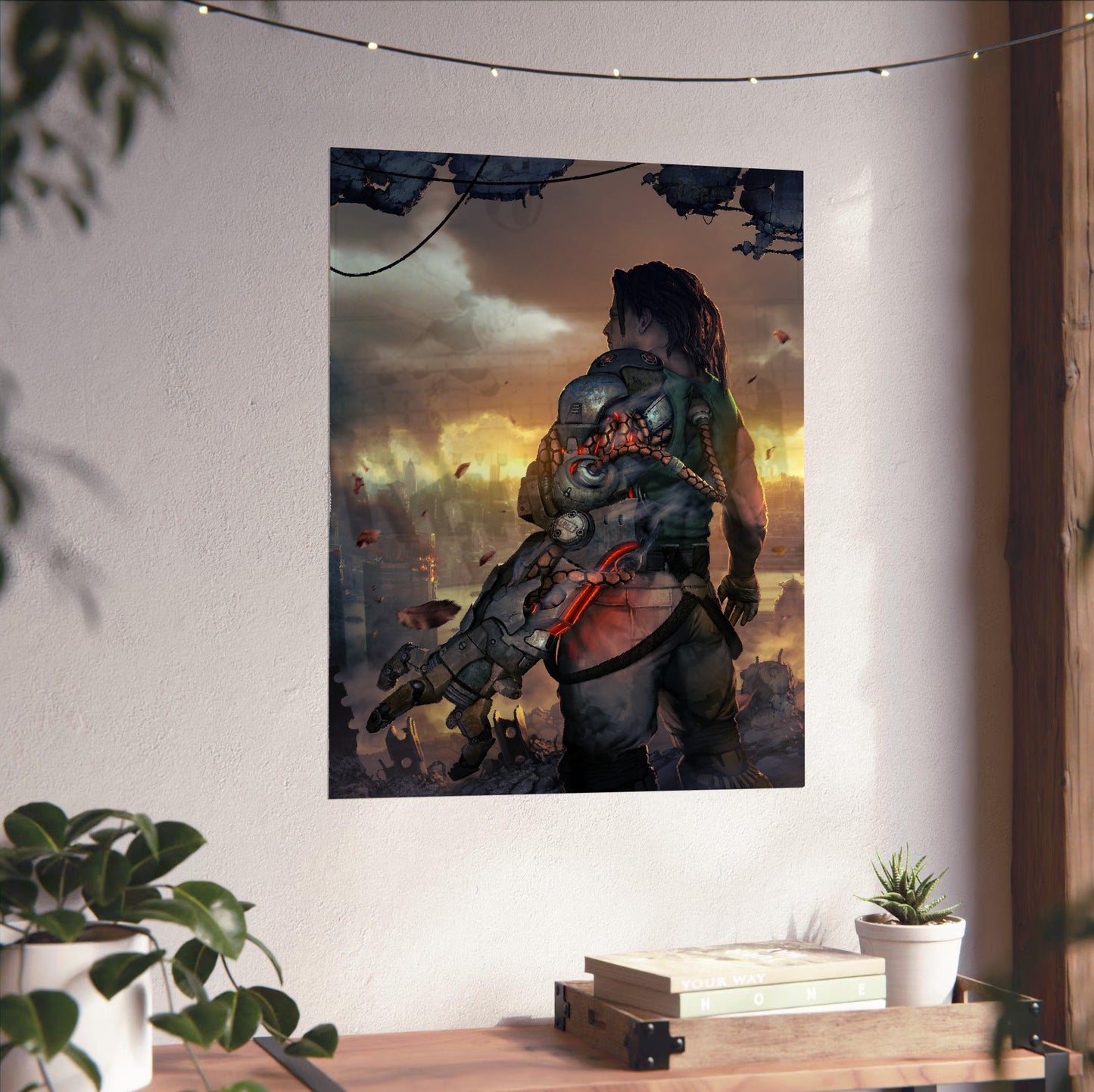 Bionic Commando Nathan Spencer poster close-up print detail