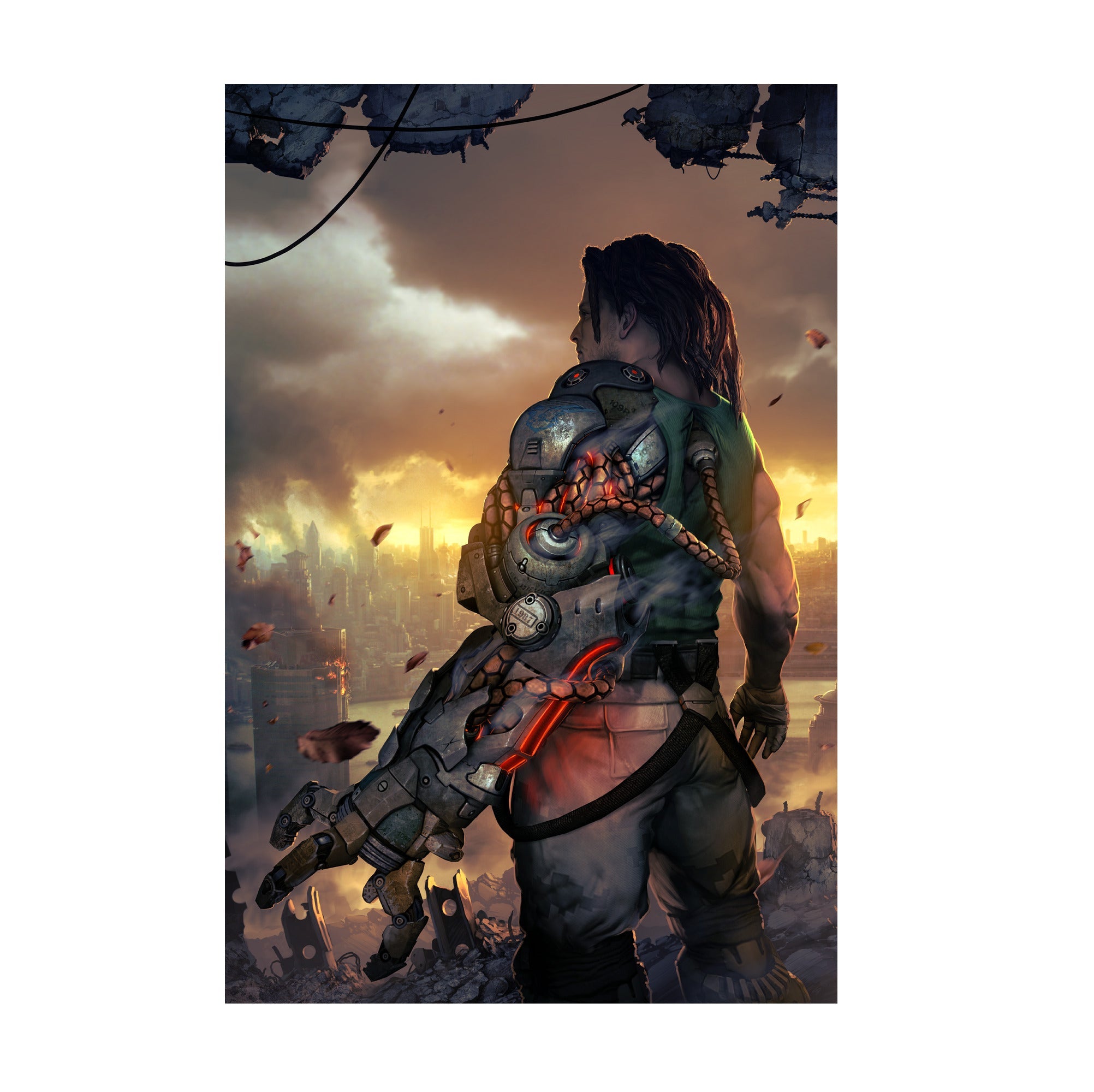 Bionic Commando Nathan Spencer E3 promo art poster