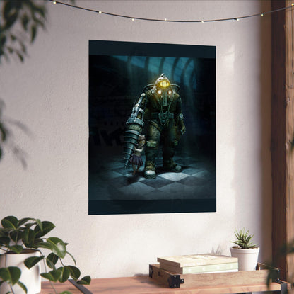 BioShock 2 poster close-up print detail